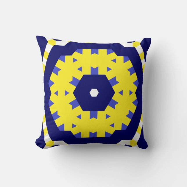 Retro Seamless Pattern Pillow (Front)