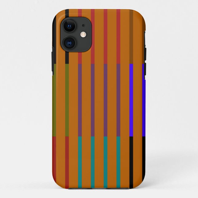 Retro Seamless Stripes Pattern Case-Mate iPhone Case (Back)