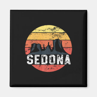 Retro Sedona Arizona Family Vacation Red Rocks Gif Magnet