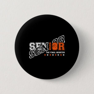 Retro Senior Cheer Mum 2026 Cl Of 2026 Graduation  6 Cm Round Badge