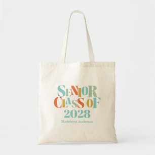Retro Senior Class of Graduation Tote Bag