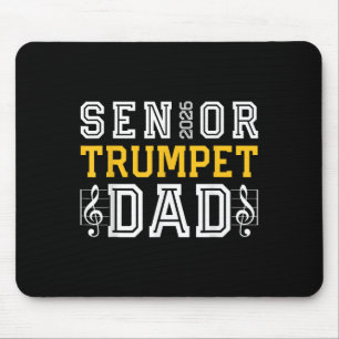 Retro Senior Trumpet Dad 2026 Marching Band Cl Of Mouse Pad