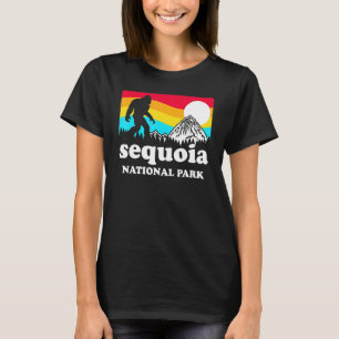Retro Sequoia National Park Big Foot T-Shirt