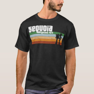 Retro Sequoia National Park California CA T-Shirt