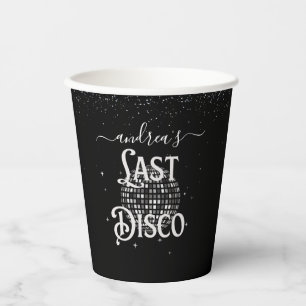 Retro Seventies Last Disco 70s Bachelorette Party Paper Cups