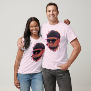 Retro Shades Portrait T-Shirt