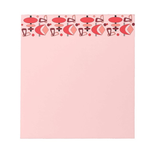 Retro Shapes Notepad (Front)