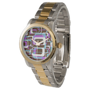 RETRO SHAPES PATTERN WATCH