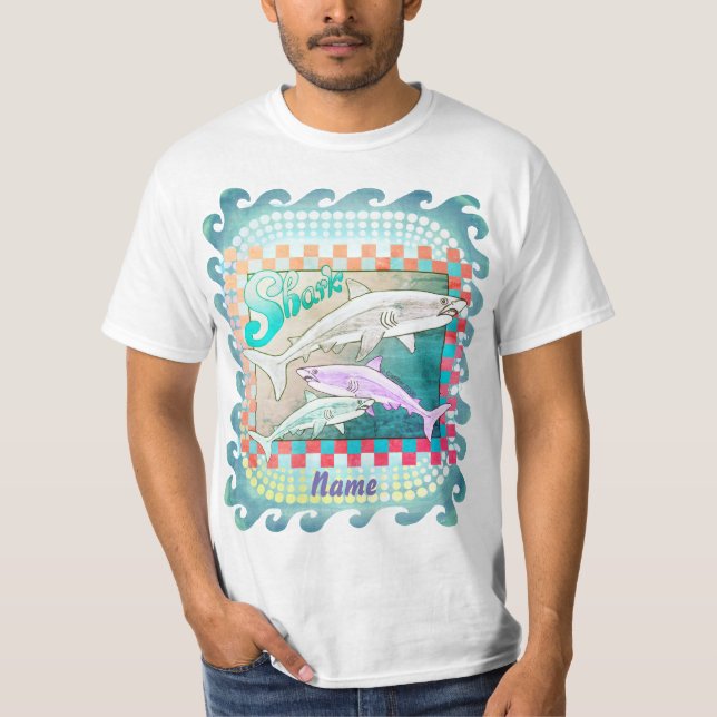 Retro Shark t-shirt (Front)