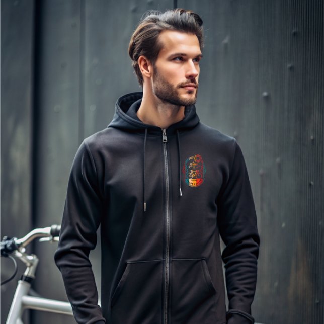 Retro Shark Valley Bike Trail Hoodie (Creator Uploaded)