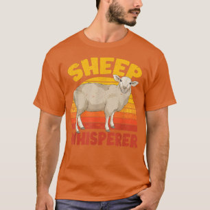 Retro Sheep Whisperer Farm Animal Farmer Farming S T-Shirt