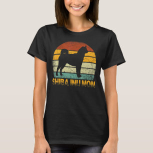 Retro Shiba Inu Mum Dog Owner Mother Pet Mama T-Shirt