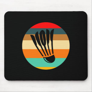 Retro Shuttle Badminton Mouse Pad