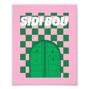 Retro Sidi Bou Said Photo Print