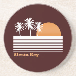 Retro Siesta Key Coasters