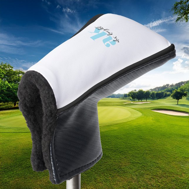 Retro Signature Monogram Golf Head Cover (Creator Uploaded)