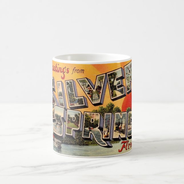 Retro Silver Springs Attraction  Coffee Mug (Center)