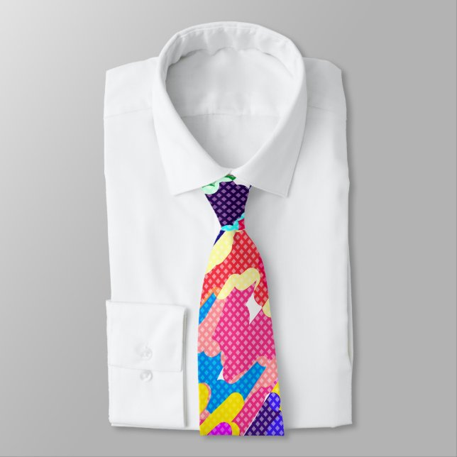 Retro, sixties, abstract tie (Tied)