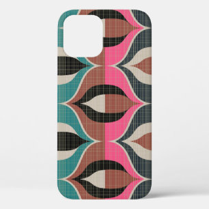 Retro Sixties Style Seamless Pattern iPhone 12 Case