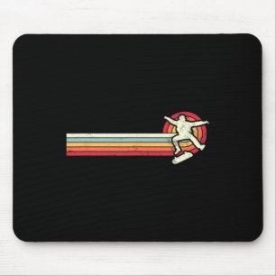 Retro Skateboarding Action Sports Longboard Vintag Mouse Pad