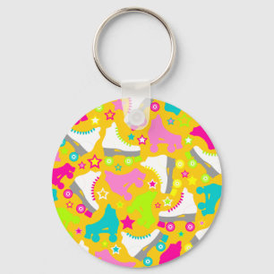 Retro Skates Key Ring