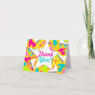Retro Skates "Thank You" Thank You Card