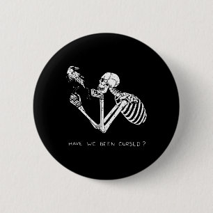 Retro Skeleton Halloween Costume Fun Scary Skull C 6 Cm Round Badge