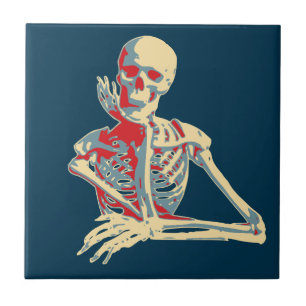 Retro Skeleton Tile