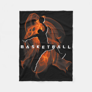 Retro Sketll Player Lover Sports Team Boys Girls K Fleece Blanket