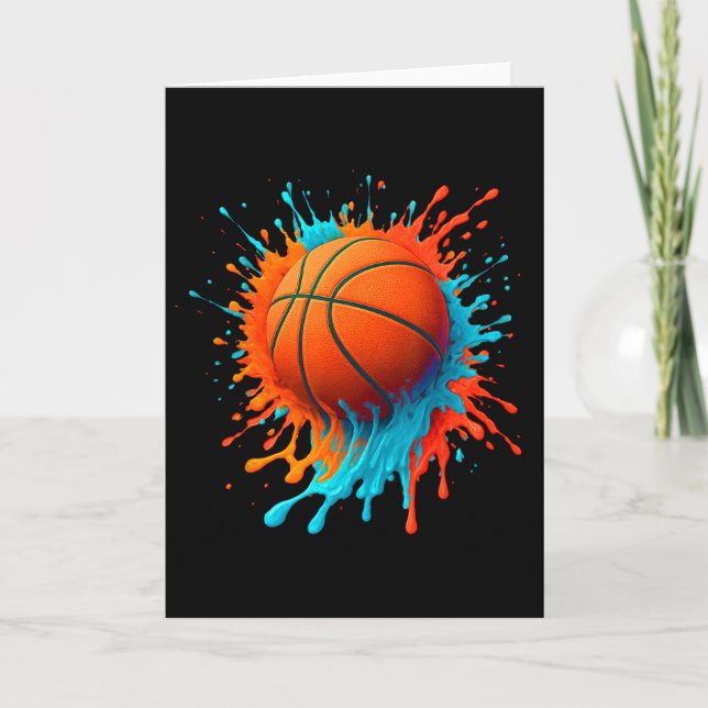 Retro Sketll Players Lovers Sports Team Boys Kids  Card (Front)