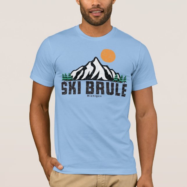 Retro Ski Brule T-Shirt (Front)