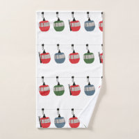 Retro Ski Lift Illustration