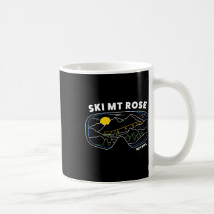 Retro Ski Mt Rose Nevada Ski Resort - Us Ski Resor Coffee Mug