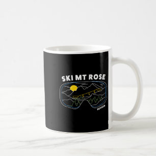 Retro Ski Mt Rose Nevada Ski Resort - Us Ski Resor Coffee Mug