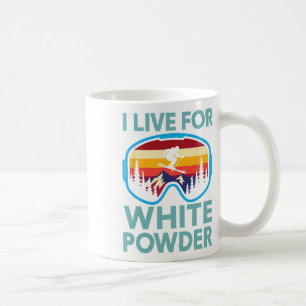 Retro Ski Snowboard Goggles Vintage 80s 90s Skiing Coffee Mug