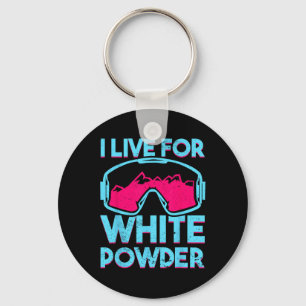 Retro Ski Snowboard Goggles Vintage 80s 90s Skiing Key Ring