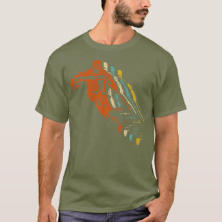 Retro Ski Vintage 80s 90s Ski Wear Skiing T-Shirt
