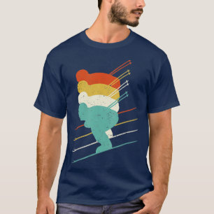 Retro Ski Vintage Skiing Skier T-Shirt
