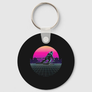 Retro Skier - Skiing Lover Winter Sports Lover Ski Key Ring