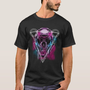 Retro Skull Horror Vintage Dead Bone Perfect Trend T-Shirt