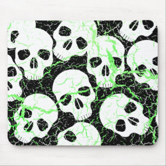 RETRO SKULLS MOUSE PAD