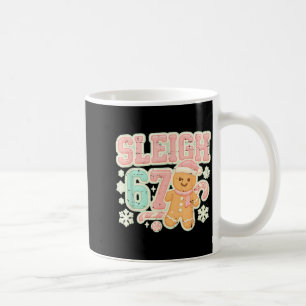 Retro Sleigh 67 Gingerbread Christmas Six Seven Me Coffee Mug