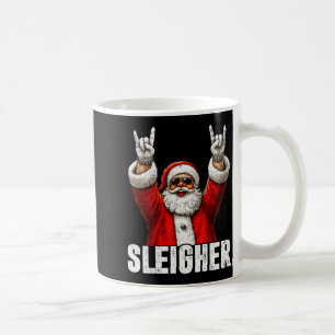 Retro Sleighing Math Problems Santa Math Teacher C Coffee Mug