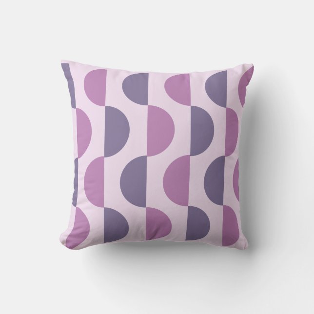 Retro Slice Grape Pillow (Front)