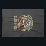 Retro Sloth Hiking Team We'll get There When we ge Tea Towel<br><div class="desc">Retro Sloth Hiking Team We'll get There When we get There T-Shirt</div>