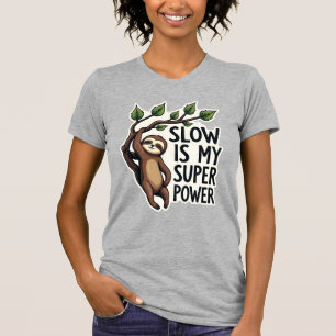 Retro Sloth Quote Shirt Funny Slow Life Vintage Te