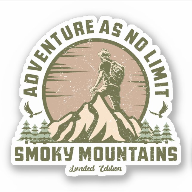 Retro Smoky Mountain Hike  (Front)