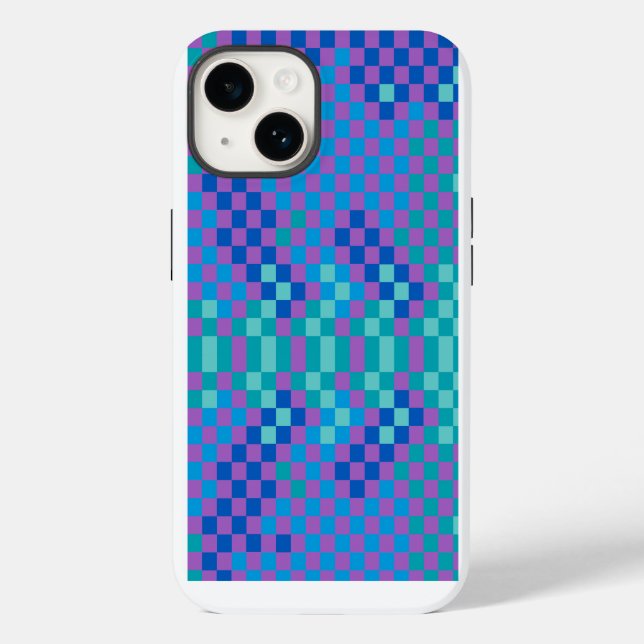 Retro Snake Chequered Chequered Pattern  Case-Mate iPhone Case (Back)