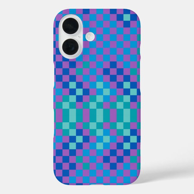 Retro Snake Chequered Chequered Pattern  Case-Mate iPhone Case (Back)
