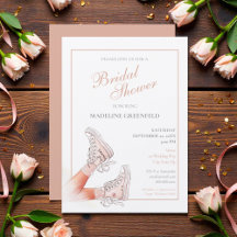 Retro Sneakers Peach Wedding Bridal Shower